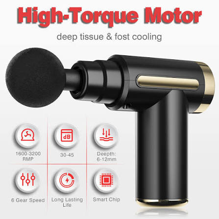 Deep Relief Pro Massage Gun | Cordless Percussion Therapy Massager
