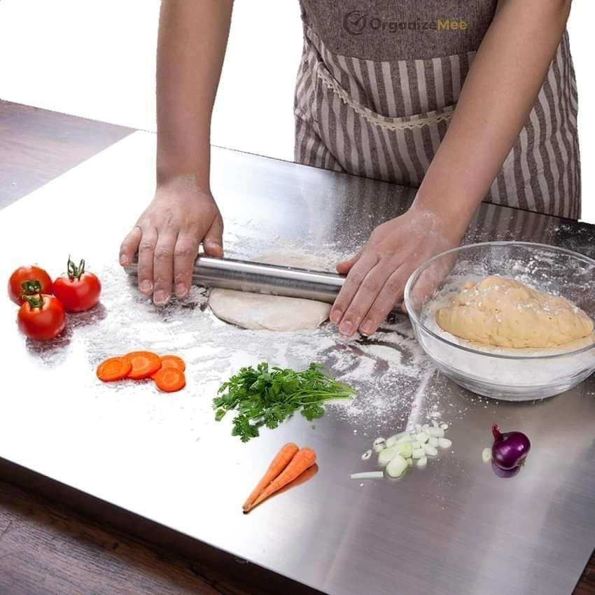 Stainless Steel Cutting Board 40x48cm Non-Stick (Large Size)