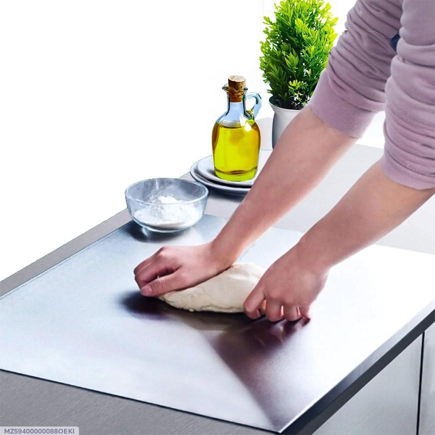 Stainless Steel Cutting Board 40x48cm Non-Stick (Large Size)